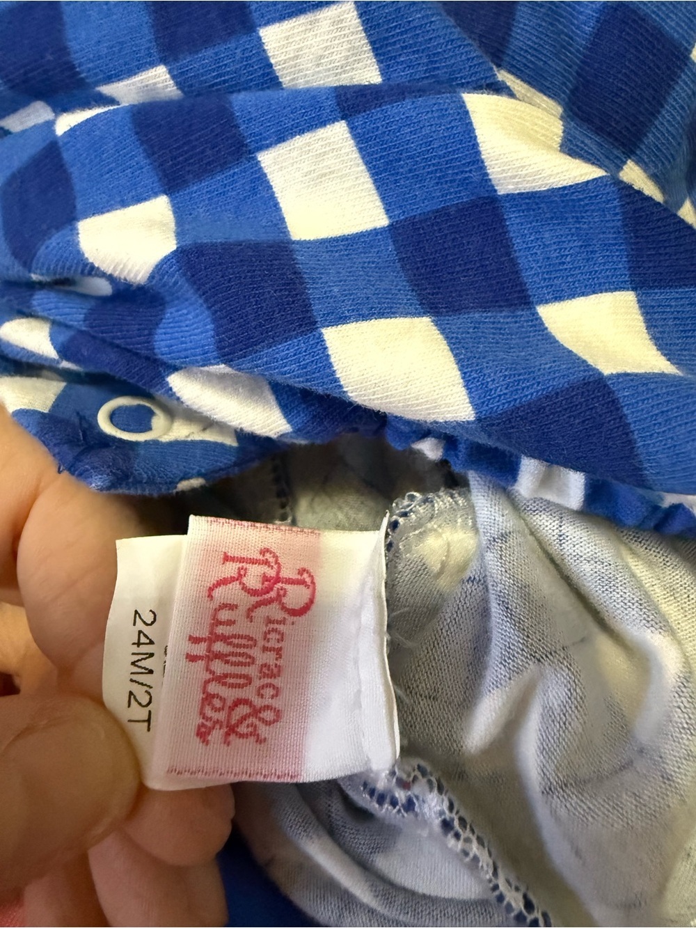 Ricrac & Ruffles Football Ruffle Butt Romper - Picture 8 of 8